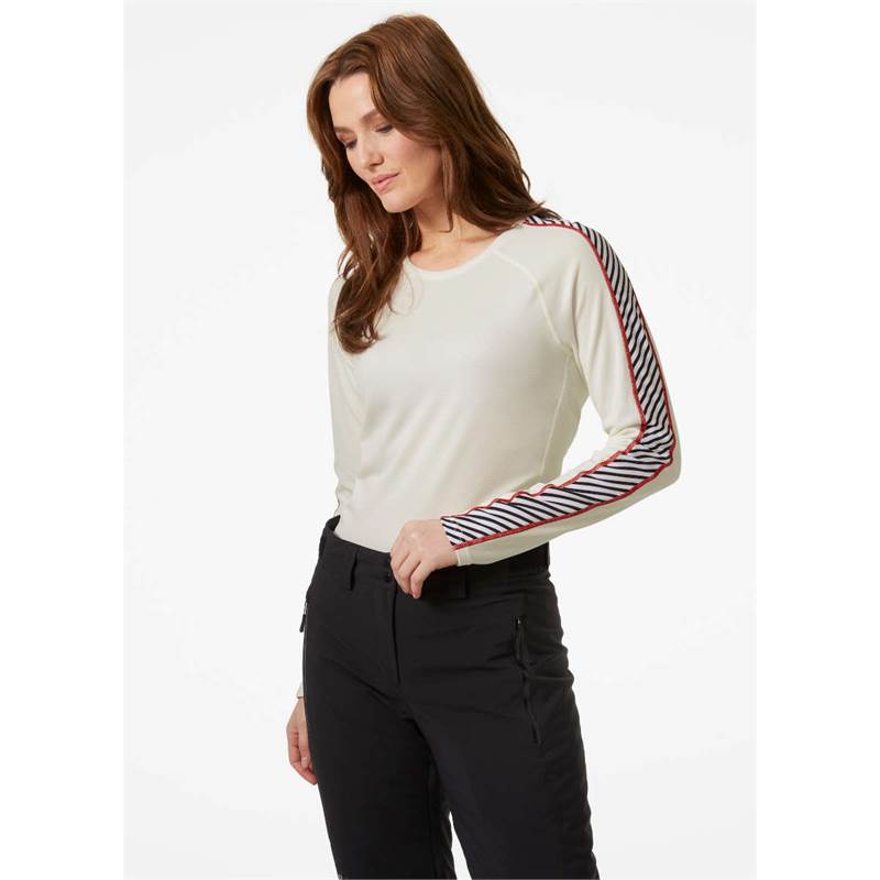 Helly Hansen Womens Lifa Active Stripe Crew Baselayer-3